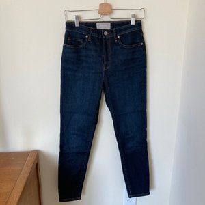Everlane The Curvy High Rise Skinny Jean Dark Wash